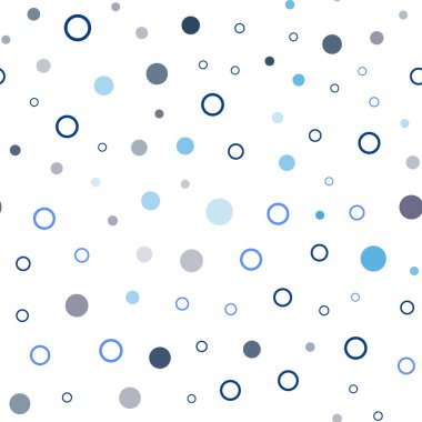 Koyu mavi vektör disklerle sorunsuz doku. Modern Soyut illüstrasyon renkli su ile bırakır. Desen için modaya uygun Kumaş, duvar kağıtları.