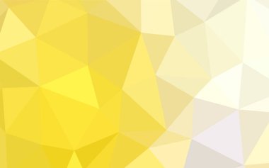 Üçgen zemin parlayan ışık sarı vektör. Geometrik şekil gradyan ile Origami tarzında. Marka kitap için yeni şablon.