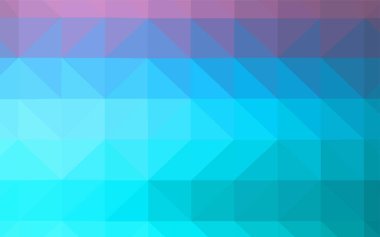 Hafif pembe, mavi vektör poligonal arka plan. Üçgen geometrik örnek gradyan ile. İşiniz için en iyi üçgen tasarım.