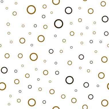 Koyu turuncu vektör disklerle sorunsuz doku. Bulanık daireler doğa tarzı ile güzel renkli resimde. Güzel tasarım, iş reklam için.