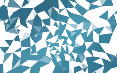 Üçgen zemin parlayan ışık mavi vektör. Üçgenler ile renkli soyut resimde. Web siteniz için köşeli tasarım.