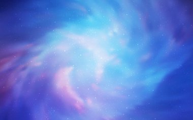 Hafif pembe, mavi vektör doku Samanyolu yıldız ile. Büyükayı yıldız ile modern soyut resim. Akıllı tasarım, iş reklam için.