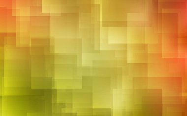 Işık kırmızı, sarı vektör şablonu ile kristalleri, dikdörtgenler. İllüstrasyon renkli dikdörtgenler dizi. Reklam için desen.