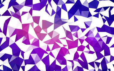 Açık mavi, kırmızı vektör soyut mozaik arka plan. Renkli resimde gradyan ile poligonal tarzı. Tasarımınız için üçgen desen.