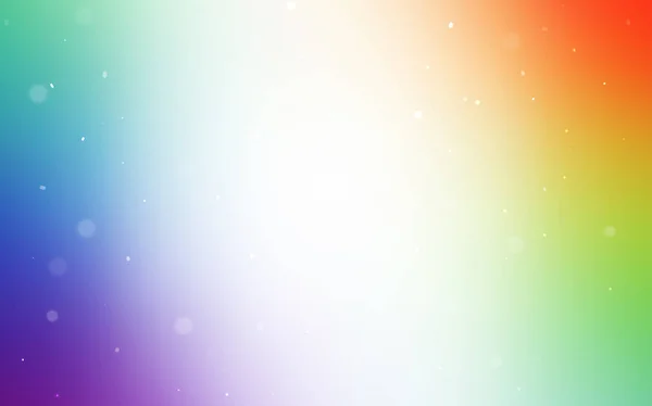 Lichte Multicolor Vector Lay Out Met Cirkel Vormen Abstracte Illustratie — Stockvector