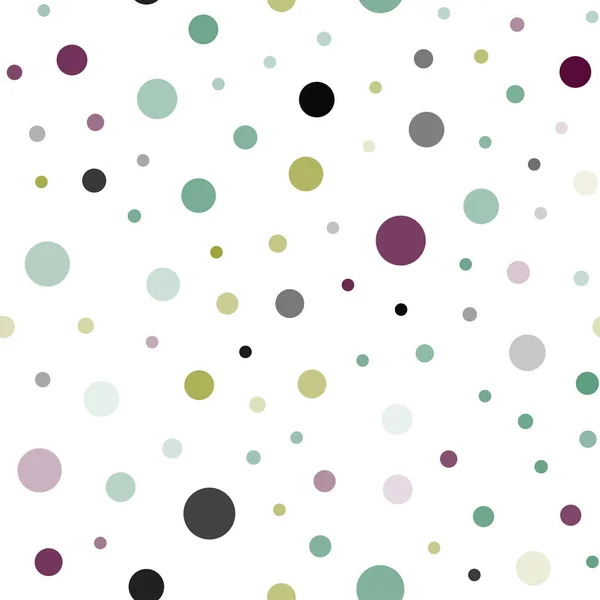 Lehké Barevné Vektorové Vzor Bezešvé Koulí Glitter Abstraktní Ilustrace Rozmazané — Stockový vektor