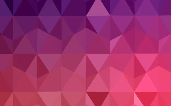 濃い紫色 ピンクはベクトル低ポリ カバーです 三角形のカラフルな抽象的なイラスト あなたのビジネスのための三角形のデザイン最高 — ストックベクタ