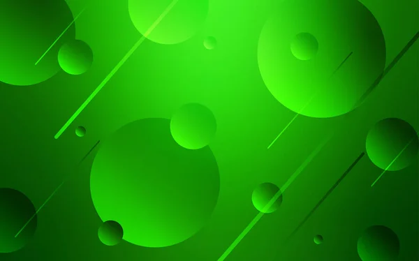 Light Green Vector Backdrop Dots Illustration Set Shining Colorful Abstract — Stock Vector