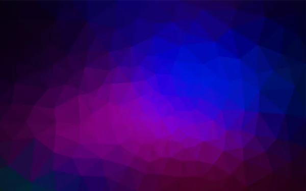 Темно Рожевий Синій Векторний Трикутник Мозаїчний Чохол Сучасна Абстрактна Ілюстрація — стоковий вектор