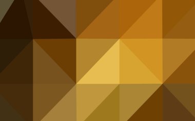 Koyu turuncu vektör parlayan üçgen zemin. Tamamen yeni bir renk illüstrasyon poligonal bir tarzda. Yeni şablon-ebilmek var olmak kullanılmış için marka kitap.