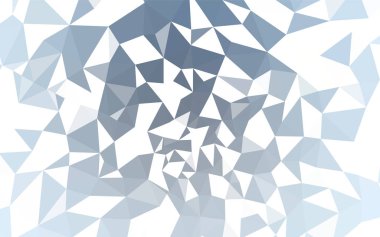 Açık mavi vektör çokgen desen. Çokgen biçiminde, gradyan ile renkli çizimler. Broşürünüz için yepyeni bir tasarım..