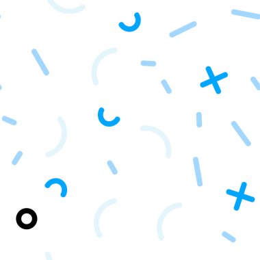 Hafif mavi vektör satırları unsurları ile sorunsuz doku. Renkli kesintisiz Degrade çizgiler ve matematik belirtileri ile. Desen tasarım pencere panjur, perdeler.