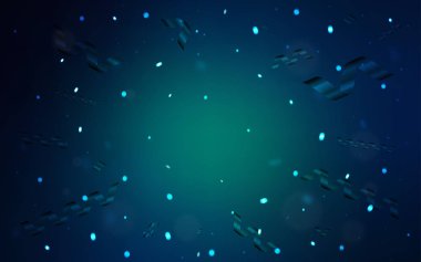 Koyu mavi vektör kapak mutlu tatil şeritler. Modern geometrik soyut illüstrasyon karnaval şeritler. Güzel tasarım, iş reklam yıldönümü için.