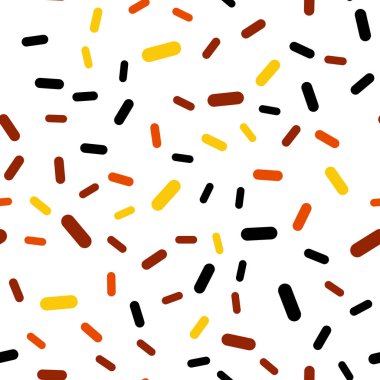 Koyu turuncu vektör keskin hatları ile seamless modeli. Dekoratif illüstrasyon hatları ile soyut şablonunda parlayan. Desen, işletme web siteleri için.