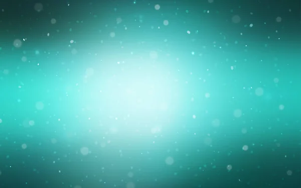 Modèle Vectoriel Vert Clair Avec Flocons Glace Illustration Colorée Brillante — Image vectorielle