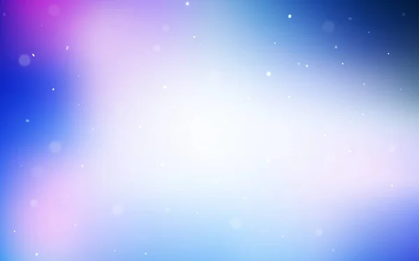 Ανοιχτό Ροζ Μπλε Διάνυσμα Φόντο Τελείες Όμορφα Χρωματιστά Εικονογράφηση Θολή — Διανυσματικό Αρχείο