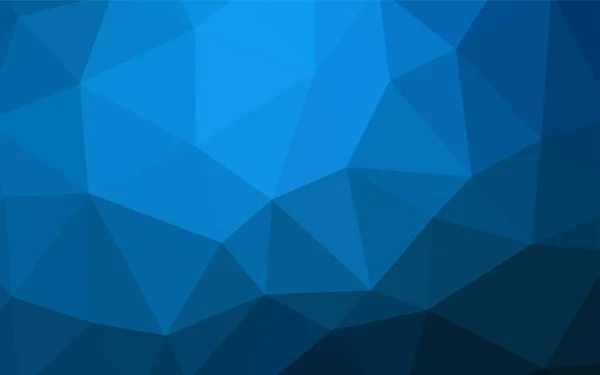 Темно Синий Вектор Низкой Текстурой Полюсов Сияющая Многоугольная Иллюстрация Состоящая — стоковый вектор