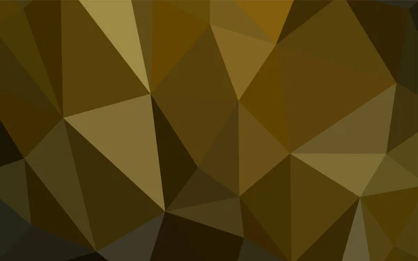 Dark Orange Vector Gradient Triangles Template Completely New Color Illustration — Stock Vector