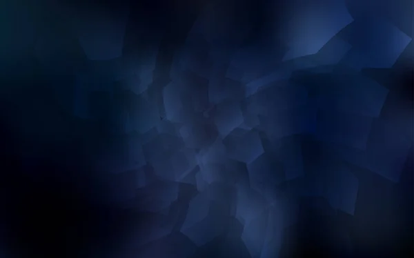 Mörk Blå Vektorbakgrund Med Hexagoner Design Abstrakt Stil Med Hexagoner — Stock vektor
