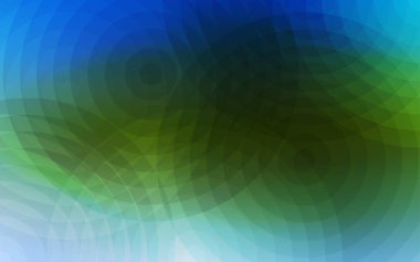 Açık mavi, vektör şablon daireler ile yeşil. Bulanık damla Glitter soyut Illustration yağmur. Desen-ebilmek var olmak kullanılmış için fütüristik reklam, kitapçıklar.