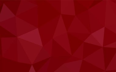 Koyu turuncu vektör soyut mozaik arka plan. Üçgenler ile modern soyut resim. Tasarımınız için üçgen desen.