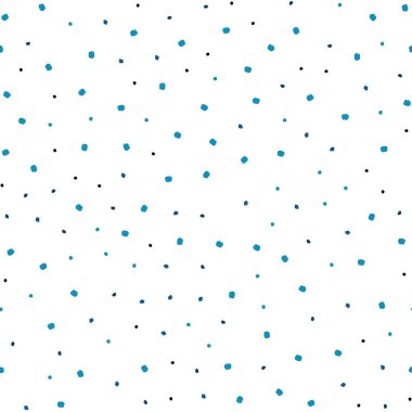 Koyu mavi noktalar ile sorunsuz kapak vektör. Bulanık damla Glitter soyut Illustration yağmur. Desen tasarım pencere panjur, perdeler.