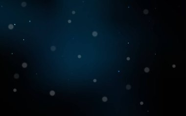 Koyu mavi vektör zemin noktalar ile. Kabarcıkları ile soyut tarzda bulanık dekoratif tasarım. Marka kitap tamamen yeni şablon.