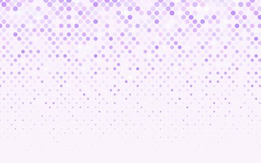 Hafif mor vektör daire kümesiyle Kızıl Bayrak nokta. Çörek arka plan. Yaratıcı tasarım şablonu. Teknolojik noktalı resim illüstrasyon.