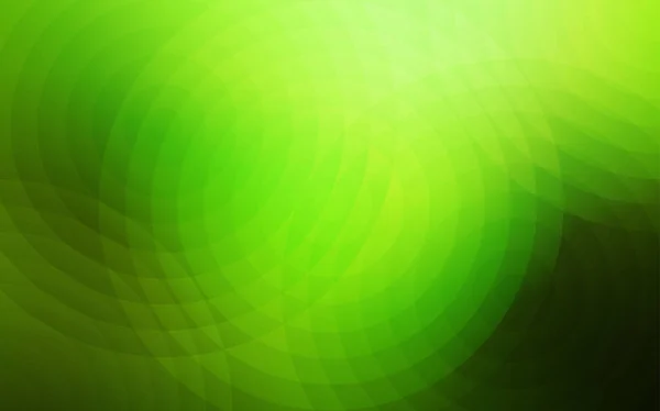 带圆圈的浅绿色矢量模板 带有气泡的抽象风格的模糊装饰设计 图案可用于美丽的网站 — 图库矢量图片