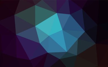 Işık yeşil vektör Çokgen arka plan. Üçgenler ile modern soyut resim. Desen için bir marka kitabın zemin.