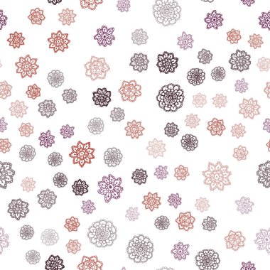 Koyu kırmızı renkli kar taneleri ile sorunsuz doku vektör. Dekoratif illüstrasyon kar soyut şablonundaki ile parlayan. Desen tasarım kumaş, duvar kağıtları.