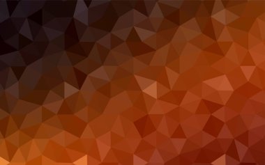 Koyu kırmızı vektör düşük poli doku. Üçgenler ile renkli soyut resimde. İşiniz için en iyi üçgen tasarım.