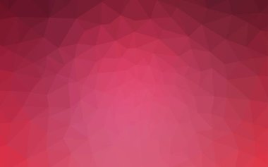 Hafif pembe vektör soyut mozaik zemin. Geometrik şekil gradyan ile Origami tarzında. İş tasarımınız için yeni stil.