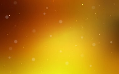 Işık turuncu vektör doku diskler ile. Renkli gradyan ile arka plan üzerinde bulanık kabarcıklar. Desen-ebilmek var olmak kullanılmış için reklam, broşür.