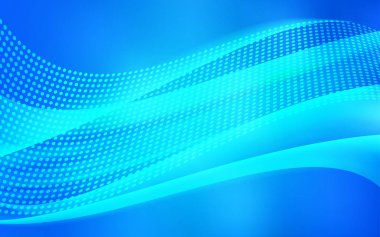 Hafif mavi vektör küreler, üçgenler desenle. Renkli resimde daire ve çizgili fütüristik tarzı. Desen için modaya uygun Kumaş, duvar kağıtları.