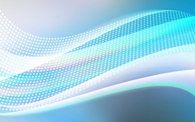 Noktalar, çizgiler ile ışık mavi vektör kapak. Bağlantı noktaları ve çizgileri renkli arka plan üzerinde tasarım yapın. Desen için modaya uygun Kumaş, duvar kağıtları.