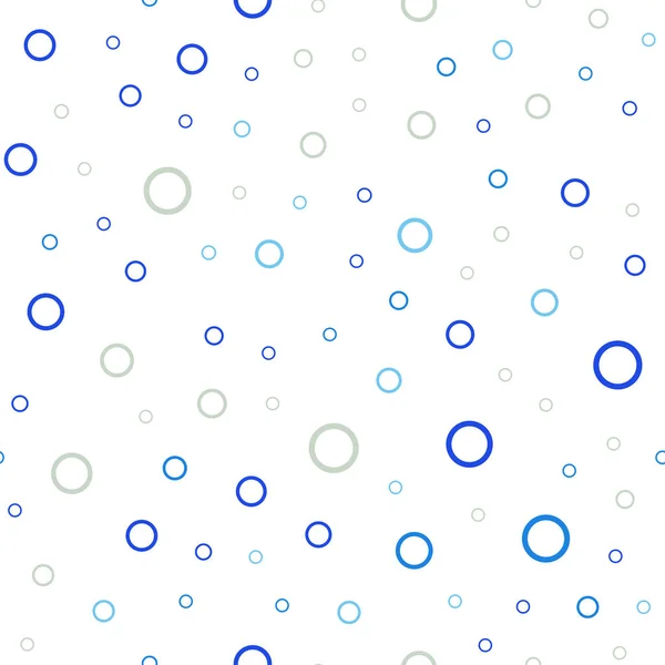 Hellblauer Grüner Vektorhintergrund Mit Blasen Schöne Farbige Illustration Mit Verschwommenen — Stockvektor