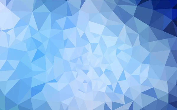 Dark Blue Vector Brillante Diseño Triangular Ilustración Abstracta Poligonal Con — Vector de stock