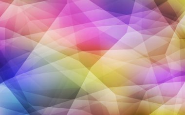 Işık çok renkli vektör düşük poli düzeni. Noktalı resim stili üçgenler ile yaratıcı çizimde. Web siteniz için yeni bir doku.