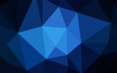 Açık yeşil, sarı vektör üçgen mozaik şablonu. Gradyan ile zarif parlak poligonal illüstrasyon. Afiş için tamamen yeni şablon.