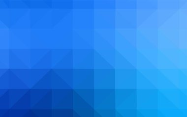 Açık mavi, sarı vektör düşük poli kapak. Üçgenler ile renkli resimde parlayan. Cep telefonu arka plan için şablon.