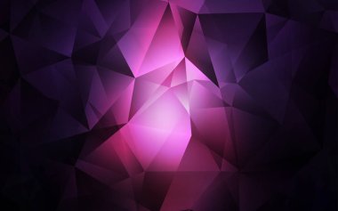 Koyu pembe, mavi zemin hatları, üçgenler ile vektör. Renkli gradyan ile arka plan üçgenler. En iyi tasarım, reklam, poster, afiş için.