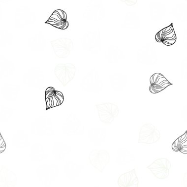 Işık çok renkli vektör yaprak ile sorunsuz arka plan. Doodle tarzı yaprakları ile yeni renkli resimde. Desen için modaya uygun Kumaş, duvar kağıtları.