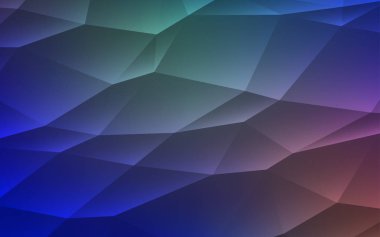 Açık mavi, kırmızı vektör düzen hatları, üçgenler ile. Üçgenler ile soyut degrade illüstrasyon. Şablon arka plan olarak kullanılabilir.