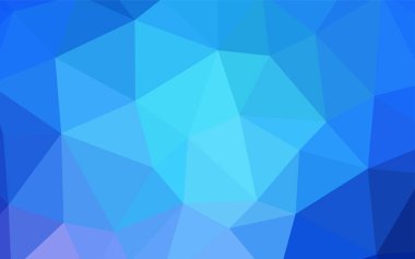 Üçgen zemin parlayan ışık mavi vektör. Geometrik şekil gradyan ile Origami tarzında. Marka kitap için yeni şablon.