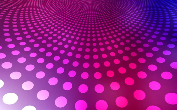 Koyu mor, pembe daire şekillerle düzen vektör. Kabarcıkları ile soyut tarzda bulanık dekoratif tasarım. Desen doku duvar kağıdı olarak kullanılabilir.