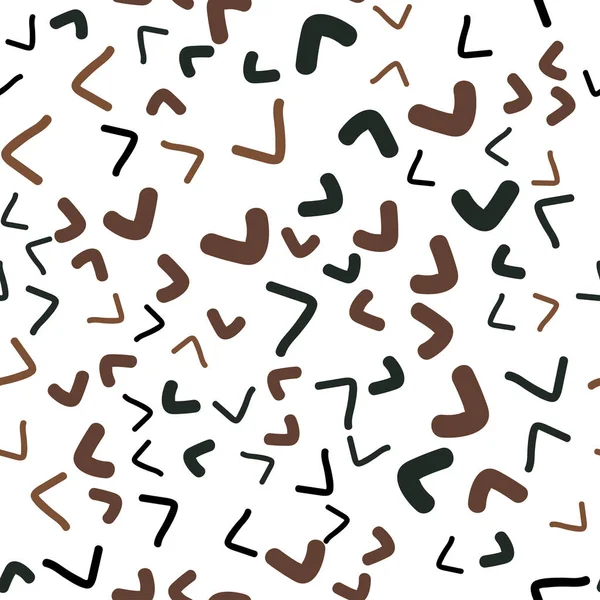 Koyu yeşil, sarı bükülmüş hatları ile Dikişsiz desen vektör. Çarpık illüstrasyon mermer tarzda parlayan. İş için tamamen yeni bir memphis tasarımı.