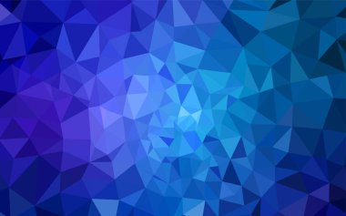 Koyu pembe, mavi düşük poli doku vektör. Gradyan ile poligonal soyut resim. İş tasarımınız için yeni stil.