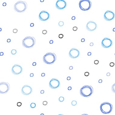 Hafif mavi vektör daireler ile sorunsuz şablonu. Modern Soyut illüstrasyon renkli su ile bırakır. Desen-ebilmek var olmak kullanılmış için güzel web siteleri.