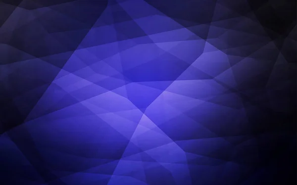 Темний Blue Векторний Абстрактний Мозаїчний Візерунок Барвиста Ілюстрація Абстрактному Стилі — стоковий вектор
